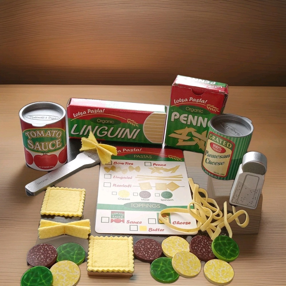 Kids Melissa & Doug Prepare & Serve Lotsa Pasta Pretend Play Food Set 23 Pc.